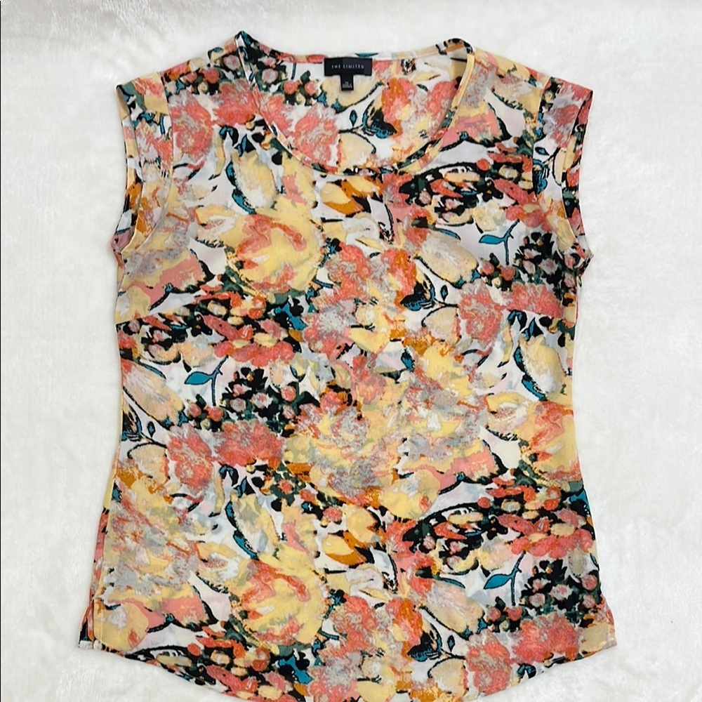 The Limited Multicolor Floral Blouse